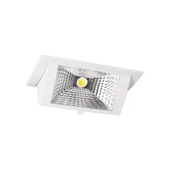 LED Downlight WallWasher Wally Medium 26W 3000K 3700lm Grå | Varm Vit