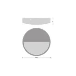Ledvance Bulkhead Runda Ögonlock 300 BK