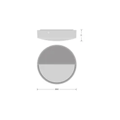 Ledvance Bulkhead Runda Ögonlock 250 BK