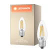 Ledvance Classic LED E27 Kronljus Filament Klar 3.4W 470lm - 827 Extra Varm Vit | Ersättare 40W