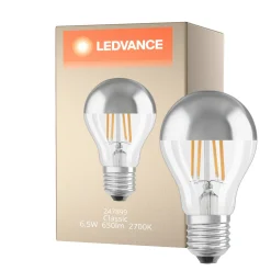 Ledvance Classic LED E27 Päron Filament Mirror 6.5W 650lm - 827 Extra Varm Vit | Ersättare 50W