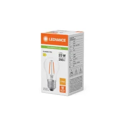 Ledvance Classic LED E27 Päron Filament Klar 1.8W 250lm - 827 Extra Varm Vit | Ersättare 25W