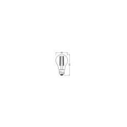 Ledvance Classic LED E27 Päron Filament Klar 4.2W 470lm - 927 Extra Varm Vit | Bästa färgåtergivning - Dimbar - Ersättare 40W