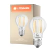 Ledvance Classic LED E27 Päron Filament Klar 7.5W 1055lm - 827 Extra Varm Vit | Ersättare 75W