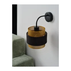 Ledvance Decor Hornet Vägglampa Svart | Passande för E27