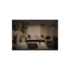 Ledvance Decor Papper Drop Papper/Stål Pendellampa Beige | Passande för 3X E27