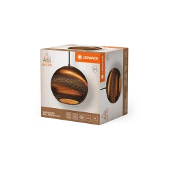 Ledvance Decor Pendellampa Boll Brun | Passande för 1x E27