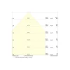 Ledvance Downlight Slim Alu Aluminium Vit 13W 1300lm 90D - 840 Kallvit | Utskärning 150 - IP44 - Dali Dimbar