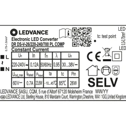 Ledvance Dr Ds-V-26/220-240/700 Pl Comp