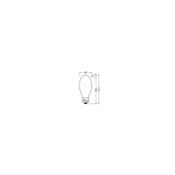 Ledvance HQL LED P E40 32.4W 6000lm D - 840 Kallvit | Ersättare 125W