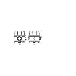 Ledvance LED Abetsbelysning Value Svart 30W 3700lm 100D - 865 Dagsljus | IP54 - Symmetrisk