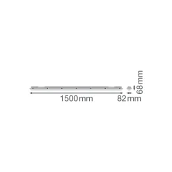 Ledvance LED Allmänbruksarmatur Vattentät Fukttät 58W 8000lm - 840 Kallvit | 150cm