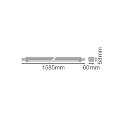 Ledvance LED Allmänbruksarmatur Vattentät 50W 6100lm - 865 Dagsljus | 150cm