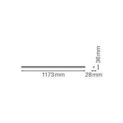 Ledvance LED Allmänbruksarmatur Linear Kompakt Växla 14W 1400lm - 830 Varm Vit | 120cm