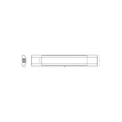 Ledvance LED Allmänbruksarmatur Linear Edge RGBW Vit 4W 230lm - RGBW | 30cm - Fjärrkontroll