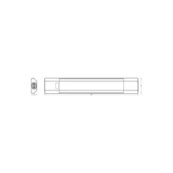 Ledvance LED Allmänbruksarmatur Linear Edge RGBW Vit 8W 460lm - RGBW | 50cm - Fjärrkontroll