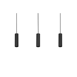 Ledvance LED Decor Pendellampa Drums Svart 7W 460lm - 830 Varm Vit