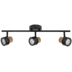 Ledvance LED Decor Spot Cork Stål Svart 10W 690lm - 827 Extra Varm Vit | Dimbar