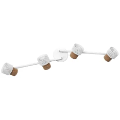 Ledvance LED Decor Spot Cork Stål Vit 13W 920lm - 827 Extra Varm Vit | Dimbar