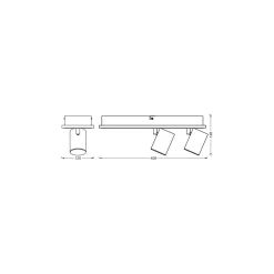 Ledvance LED Decor Spot Mars Svart 29W 985lm - 830 Varm Vit