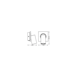 Ledvance LED Decor Spot Mercury Stål Svart 3.4W 230lm - 927 Extra Varm Vit | Dimbar - Bästa Färgåtergivning
