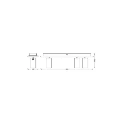 Ledvance LED Decor Spot Mercury Svart 10W 690lm - 927 Extra Varm Vit | Bästa Färgåtergivning