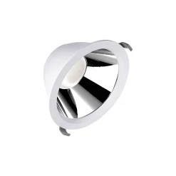 Ledvance LED Downlight Comfort High Efficiency D Aluminium Vit 25W 3250lm 55D - 830 Varm Vit | 215mm - Utskärning 200mm - Dali Dimbar