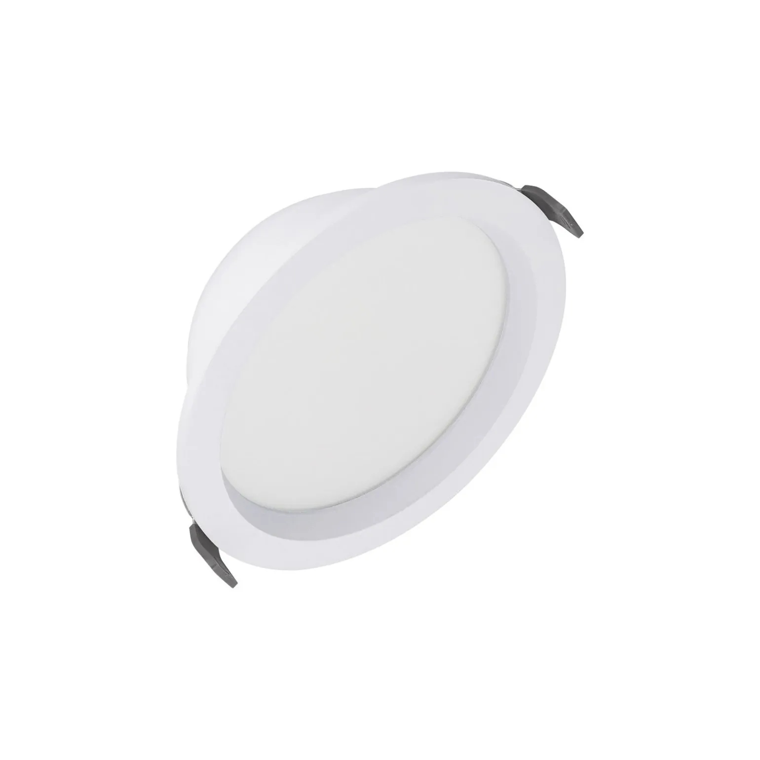 Ledvance LED Downlight Comfort Opal Aluminium Vit 18W 2160lm 180D - 930-940 CCT | 160mm - Utskärning 150mm - IP44 - Bästa Färgåtergivning - Zigbee Dimbar