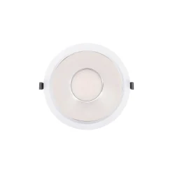 Ledvance LED Downlight Comfort High Efficiency U Aluminium Vit 25W 3250lm 55D - 830 Varm Vit | 215mm - Utskärning 200mm