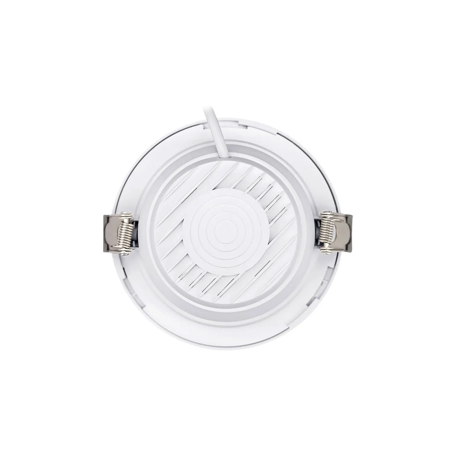 Ledvance LED Downlight Comfort Opal Aluminium Vit 13W 1430lm 180D - 930-940 CCT | 116mm - Utskärning 100mm - IP44 - Bästa Färgåtergivning - Zigbee Dimbar