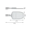 Ledvance LED Gatubelysning Area Large RV35ST Aluminium Grå 120W 15600lm 155X69D - 730 Varm Vit | IP66 - Asymmetrisk