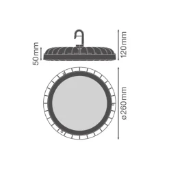 Ledvance LED Highbay Compact Value 166W 20000lm 110D - 865 Dagsljus | IP65