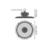 Ledvance LED Highbay Gen 5 Aluminium Svart 200W 35000lm 110D - 865 Dagsljus | IP66 - Dali Dimbar