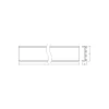 Ledvance LED-ljusslingor Profil Wide U-formad 26x8mm 100CM
