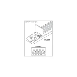 Ledvance LED Lowbay Flex Vit 140W 22000lm - 840 Kallvit | IP66 - Dali Dimbar - Ersättare 400W