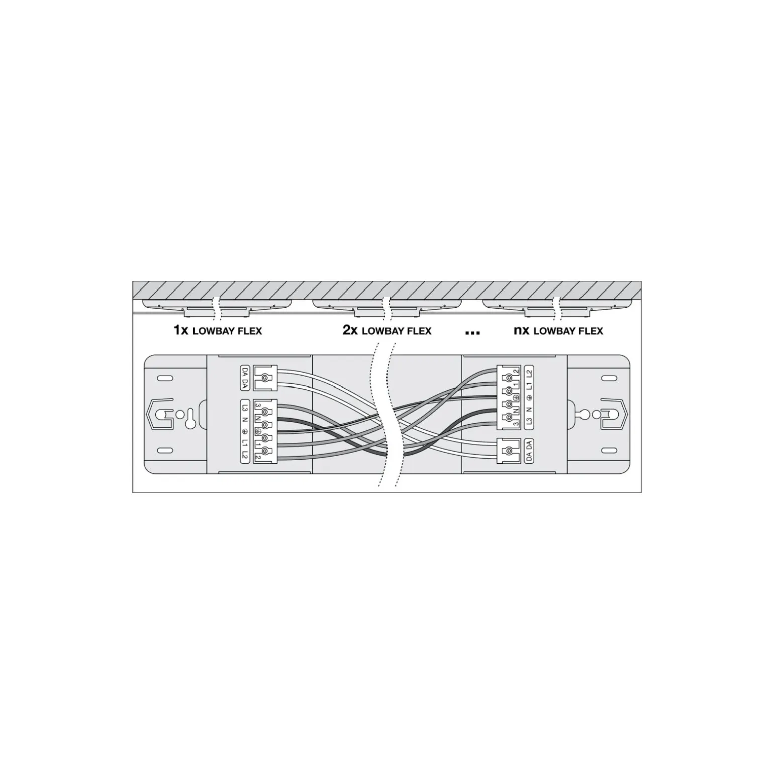 Ledvance LED Lowbay Flex Vit 73W 11680lm 90D - 840 Kallvit | IP66 - Ersättare 250W