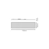 Ledvance LED Panel Comfort 1200 33W 4320lm - 840 Kallvit| 120x30cm - UGR <19 - Zigbee Dimbar