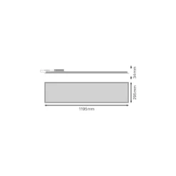 Ledvance LED Panel Compact 30W 4200lm - 830-840 CCT | 120x30cm - UGR <23