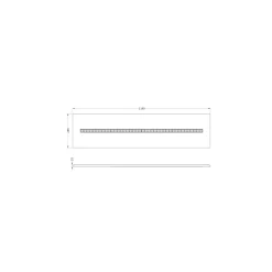 Ledvance LED Panel Indiviled 38W 4700lm - 930 Varm Vit | 120x30cm - UGR <19 - Bästa Färgåtergivning - Zigbee Dimbar