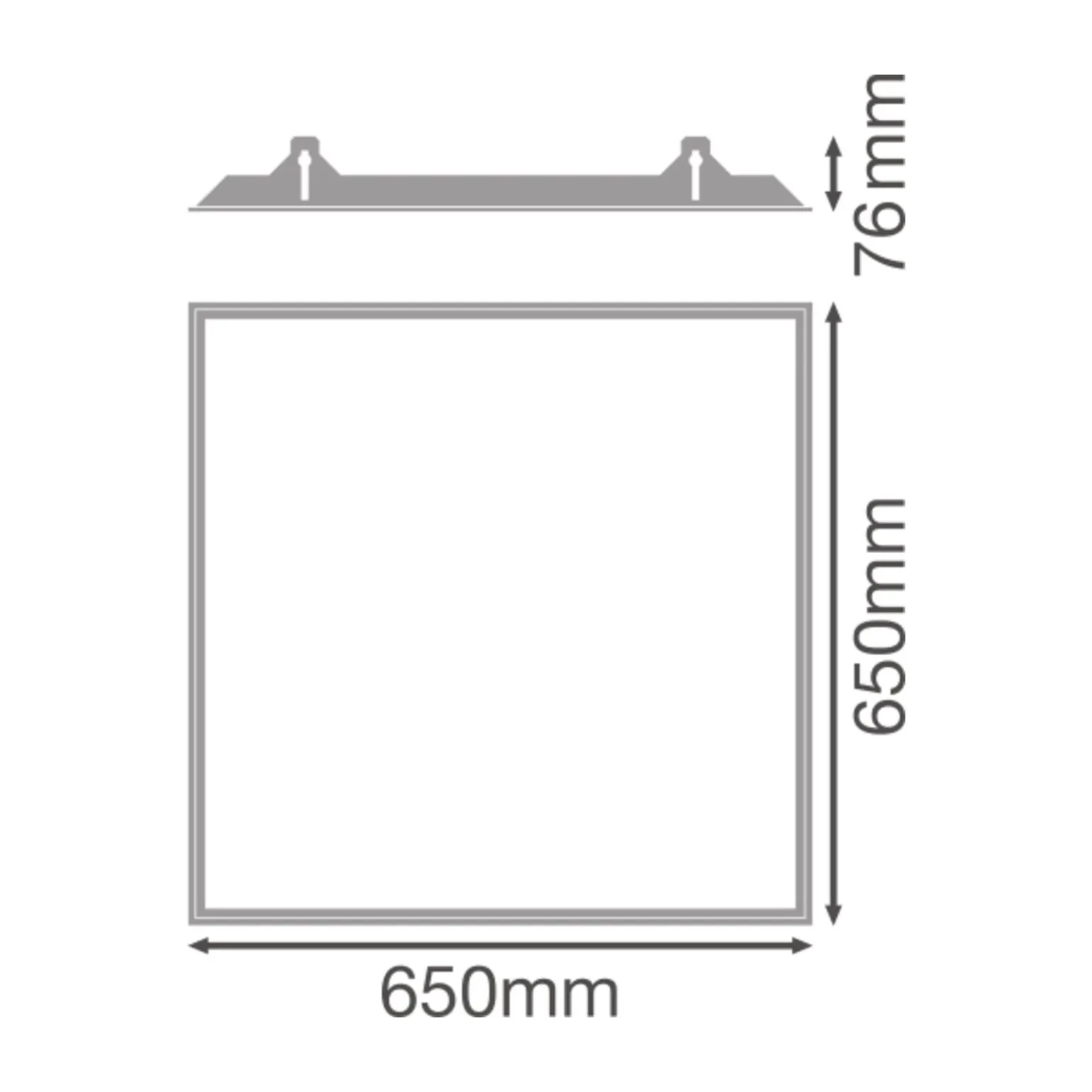 Ledvance LED Panel Performance Mounting Ram | 65x65cm