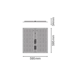 Ledvance LED Panel Protect 36W 5040lm - 830 Varm Vit | 60x60cm - UGR <22 - Zigbee Dimbar