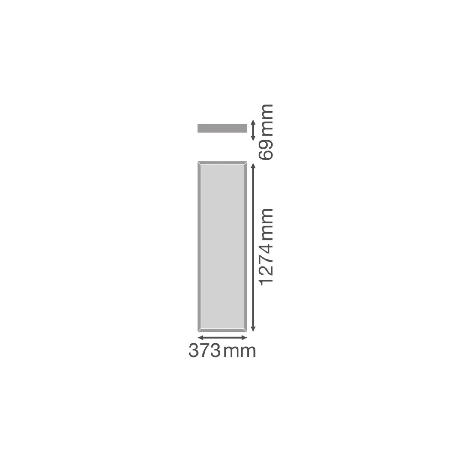 Ledvance LED Panel Surface 38W 5000lm - 930-940 CCT | 120x30cm - UGR <23 - Bästa Färgåtergivning - Zigbee Dimbar
