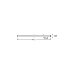 Ledvance LED Rör T8 Connected (EM/Mains) Ultra Output 15W 2400lm - 865 Dagsljus | 120cm - Zigbee Dimbar - Ersättare 36W