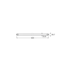 Ledvance LED Rör T8 Connected (EM/Mains) Output 6.8W 1000lm - 830 Varm Vit | 60cm - Zigbee Dimbar - Ersättare 18W