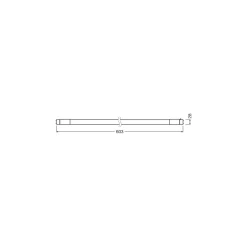 Ledvance LED Rör T8 (EM/Mains) Connected High Output 7.5W 1000lm - 830 Varm Vit | 60cm - Ersättare 18W