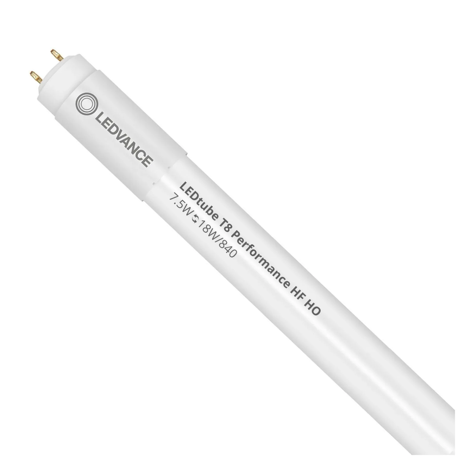 Ledvance LED Rör T8 Performance (HF) High Output 7.5W 1100lm - 840 Kallvit | 60cm - Ersättare 18W