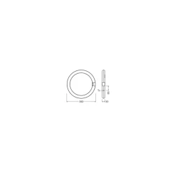 Ledvance LED Rör T9 Value Cirkulär (EM/Mains) 18.3W 2200lm - 840 Kallvit | Ersättare 32W