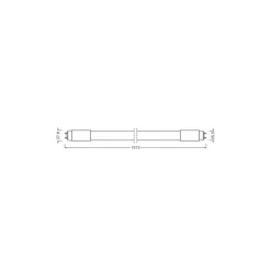Ledvance LED Rör T8 Value (UN) High Output 24W 2800lm - 840 Kallvit | 150cm - Ersättare 58W