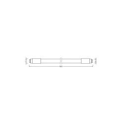 Ledvance LED Rör T8 Value (UN) High Output 8W 900lm - 840 Kallvit | 60cm - Ersättare 18W