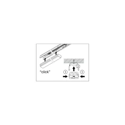 Ledvance LED Skensystem Trusys Flex Wallwasher Vit 50W 8600lm - 840 Kallvit | Ersättare 2x58W
